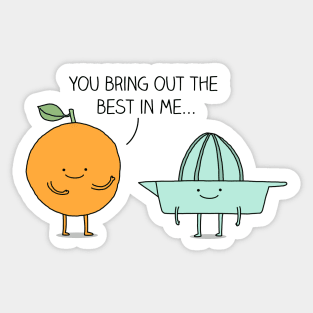 Juicing Sticker